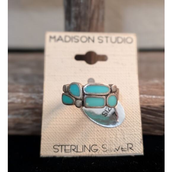 Madison Studio Vintage Sterling Silver Ring NWT Size 7 - Picture 1 of 4